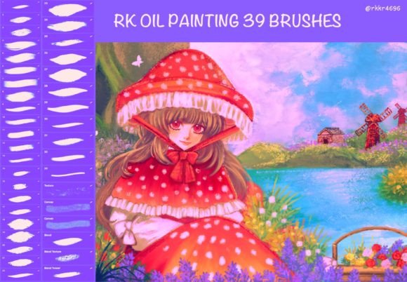Download Oil Painting Brushes for Procreate - Oil Collection