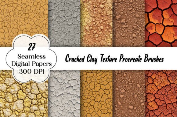 Download Cracked Clay Texture Procreate Brushes - Premium Resources