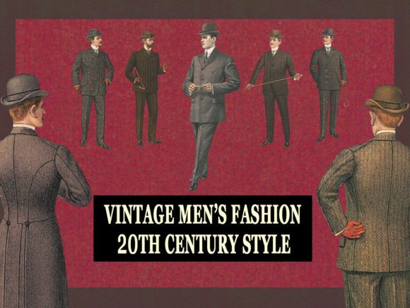 Download Vintage Mens Fashion Illustrations - Illustration Collection