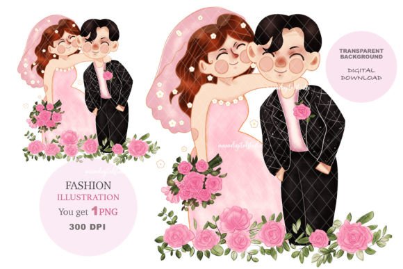 Download Wedding Clip Art, Fashion Illustrations - Illustration Collection