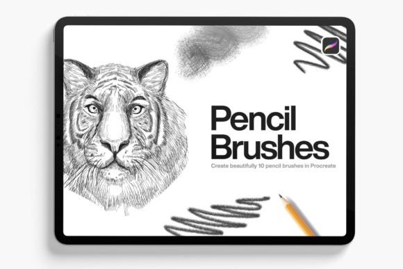 Download 10 Pencil Brushes Procreate - Pencil brushes Collection