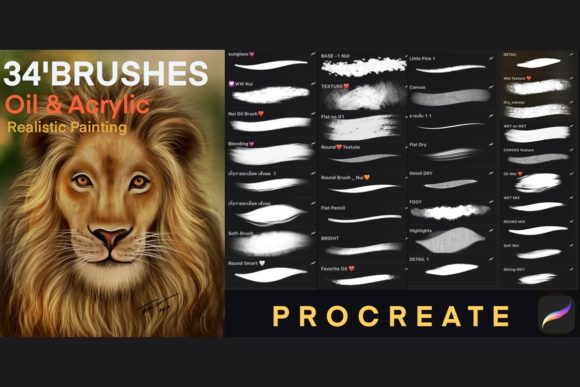 Download Procreate Oil Painting Brush - Oil Collection