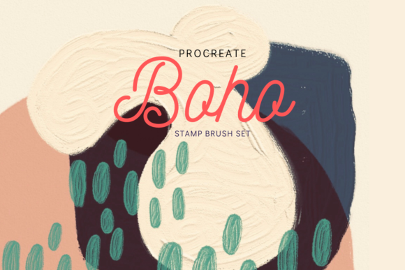 Download Boho Oil Paint ProCreate Brush Set - Oil Collection