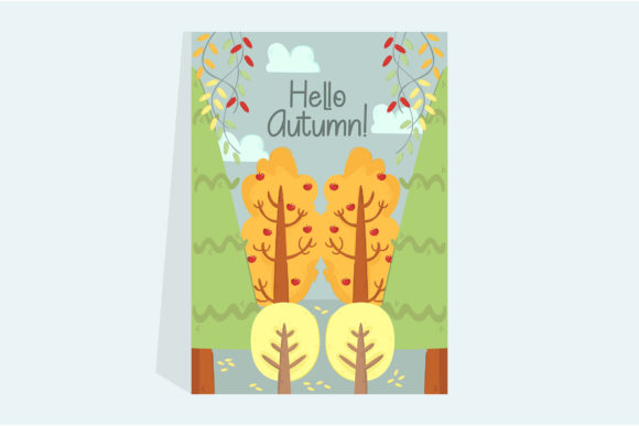 Download Autumn Forest Illustration Poster - Illustration Collection