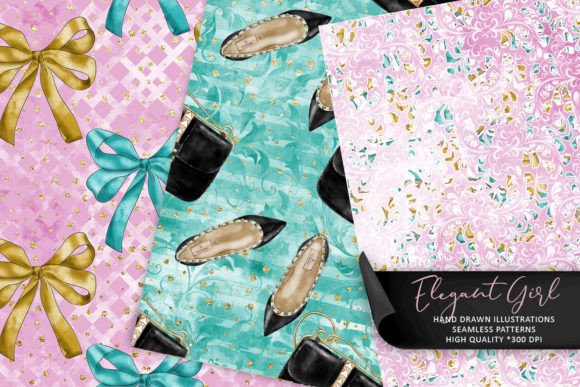Download Elegant Fashion Illustrations, Planner - Illustration Collection